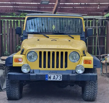 warmińsko-mazurskie Jeep Wrangler cena 55000 przebieg: 143660, rok produkcji 2002 z Warszawa